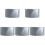5Pcs Vattenflaska Silikon Antislir Glasbotten För 4