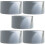 5Pcs Vattenflaska Silikon Antislir Glasbotten För 10