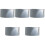 5Pcs Vattenflaska Silikon Antislir Glasbotten För 5
