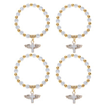 4St Religieuze Gilding Cross Armbanden Kind Design