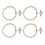 4St Religieuze Gilding Cross Armbanden Kind Design 6
