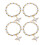 4St Religieuze Gilding Cross Armbanden Kind Design 5