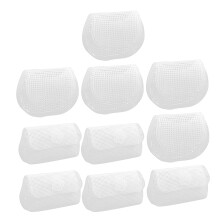 10 Set Säck Nät Plastduk Vävnad Matta Lättvikt Portabel