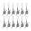 12Pcs Avtagbara Metallmaskmarkörer Stickmarkörer 2