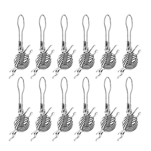 12Pcs Avtagbara Metallmaskmarkörer Stickmarkörer 1