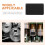 10Pcs Aluminiumlegering Stansad 12X8 Cm Rektangulär Etikett 9