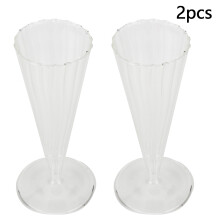 Splintsikre plastglass, giftfrie, miljøvennlige, enkle å rengjøre, klare plastchampagneglass, fint håndverk som sikrer holdbarhet og