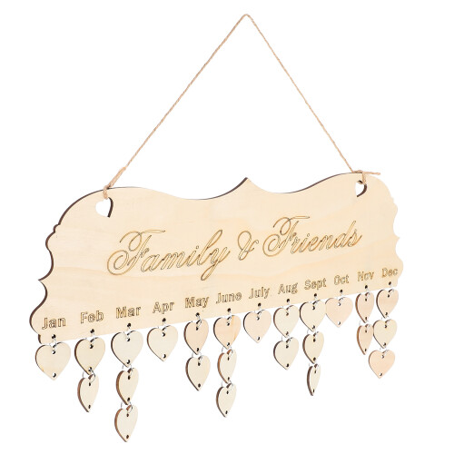 5Pcs Kalender Påminnelse Bräda Familj Vägg