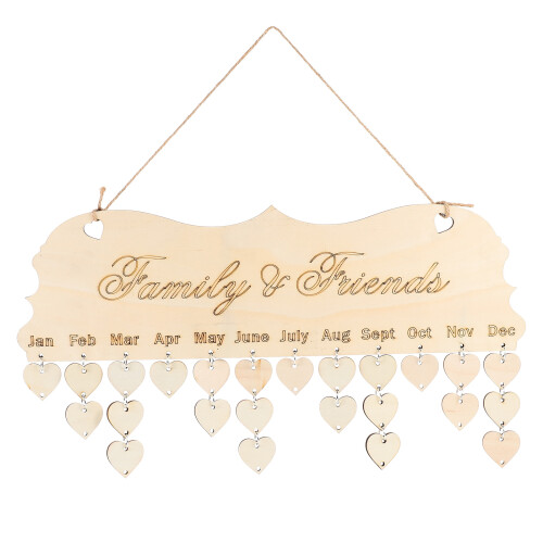 5Pcs Kalender Påminnelse Bräda Familj Vägg 1