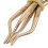 2St Compacte Wormclip Set Wit Met Antislip En Elastische Rubberband 8