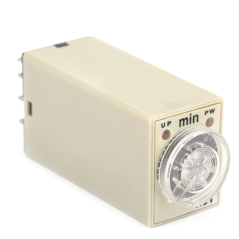 0-60 Min Ac Power Delay Timer Relay 5A H3y-4 For Commercial & Industrial Use 7901363375107