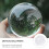 Clear Crystal Ball Konstdekoration Kristallföremål Reflekterande 7