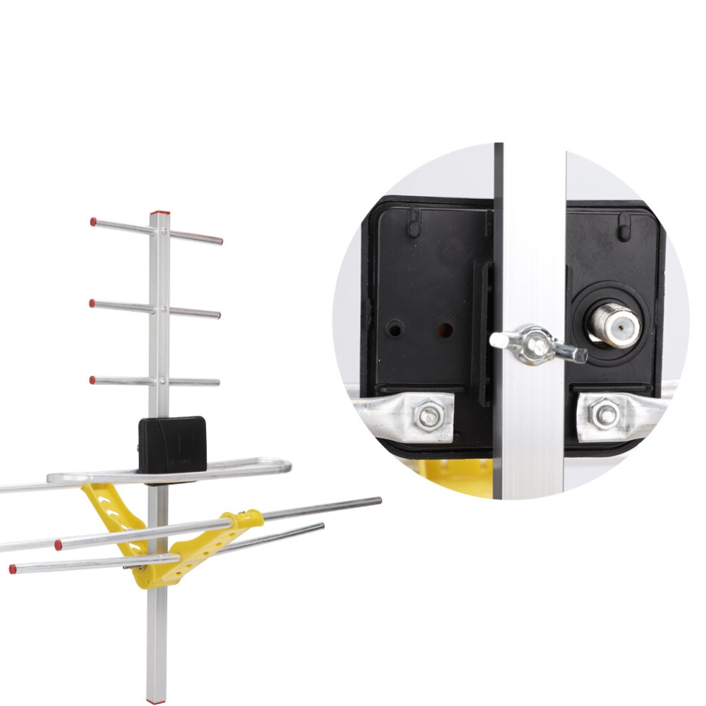 80 Miles Reception Outdoor Tv Antenna With Strong Signal 4401363374382