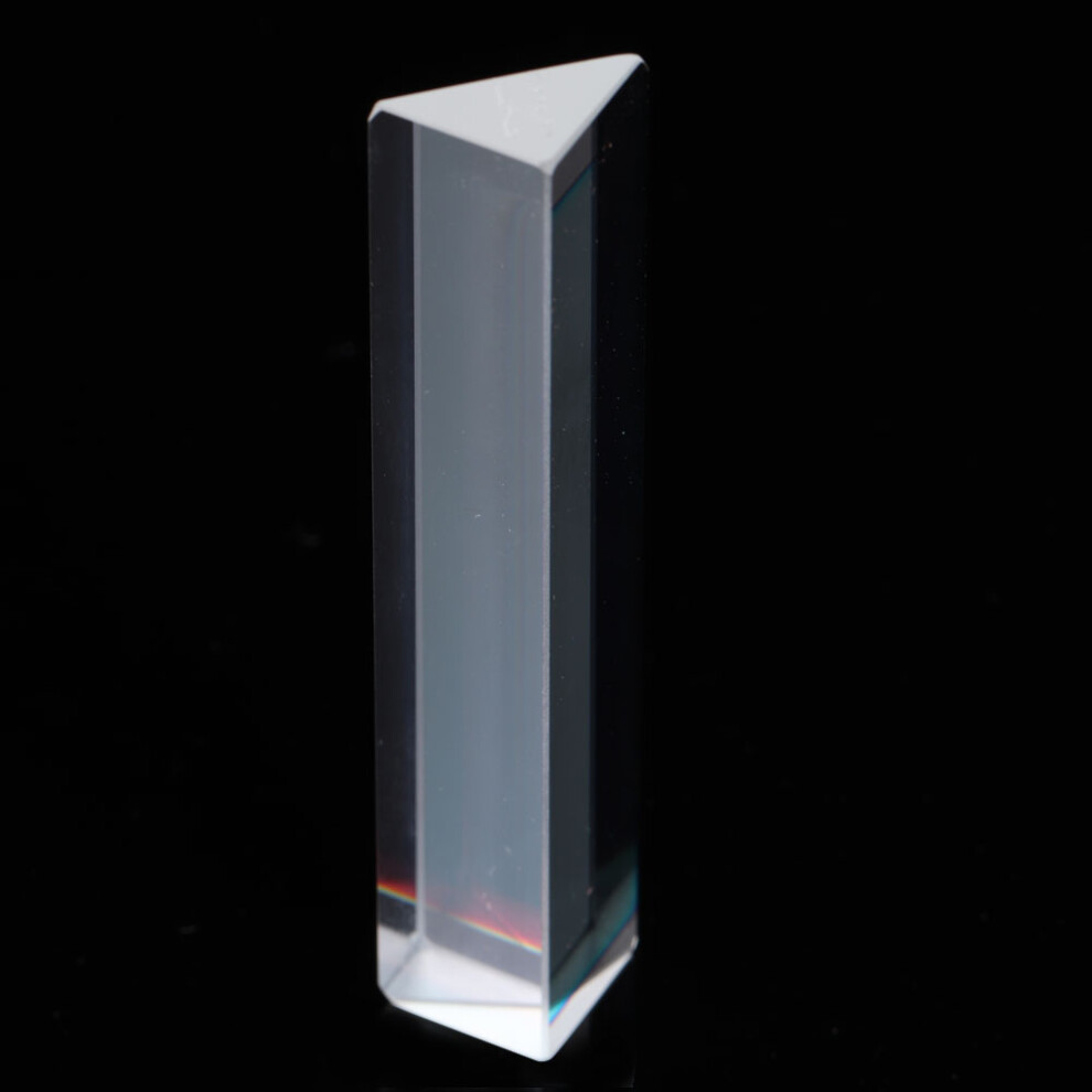 Education Glass Prism For Physics And Kids Gift 15X15x87mm Clear Optical Glass 7901363375206