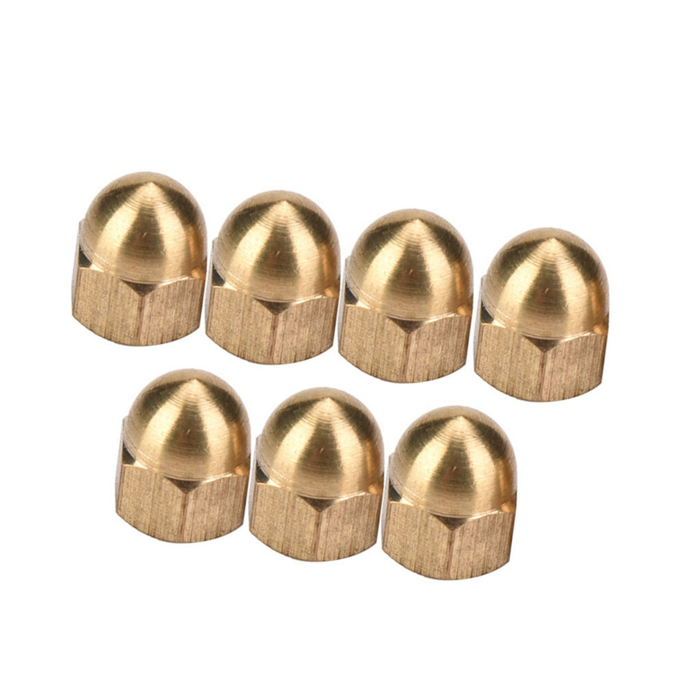 Premium Brass Acorn Nuts M5 Dome Head Cap Hex Fasteners 20Pcs For Vehicles 8721363375568