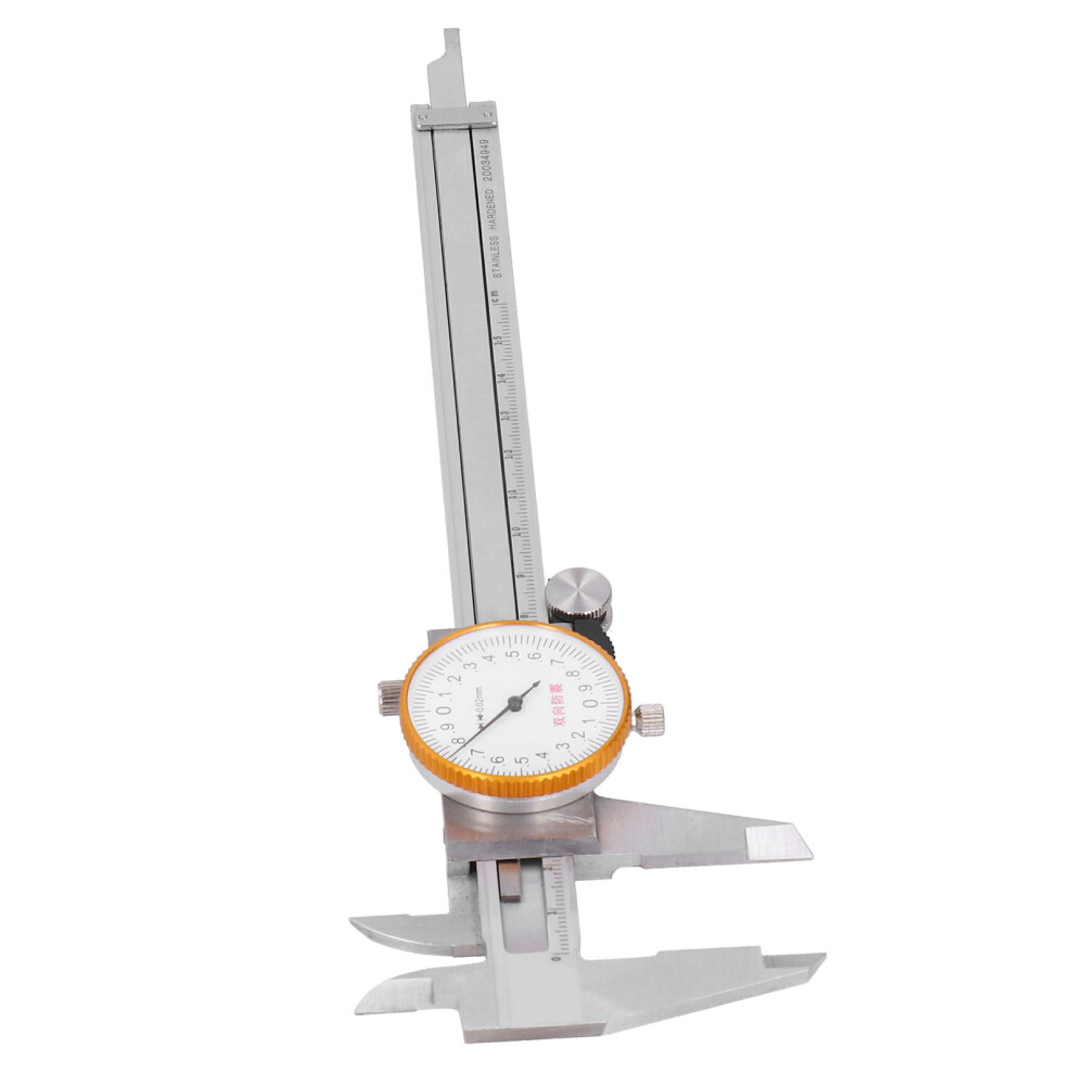 Stainless Steel Dial Caliper Vernier 0.02Mm, 0-150Mm Manual Measuring Tool 8411363376626