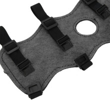 600D-Nylon Bogenschützen-Armschutz 30x10x0.5 cm Schwarz