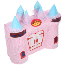 Prinsessslott Piñata Hängande Godisbehållare För Födelsedagsfest