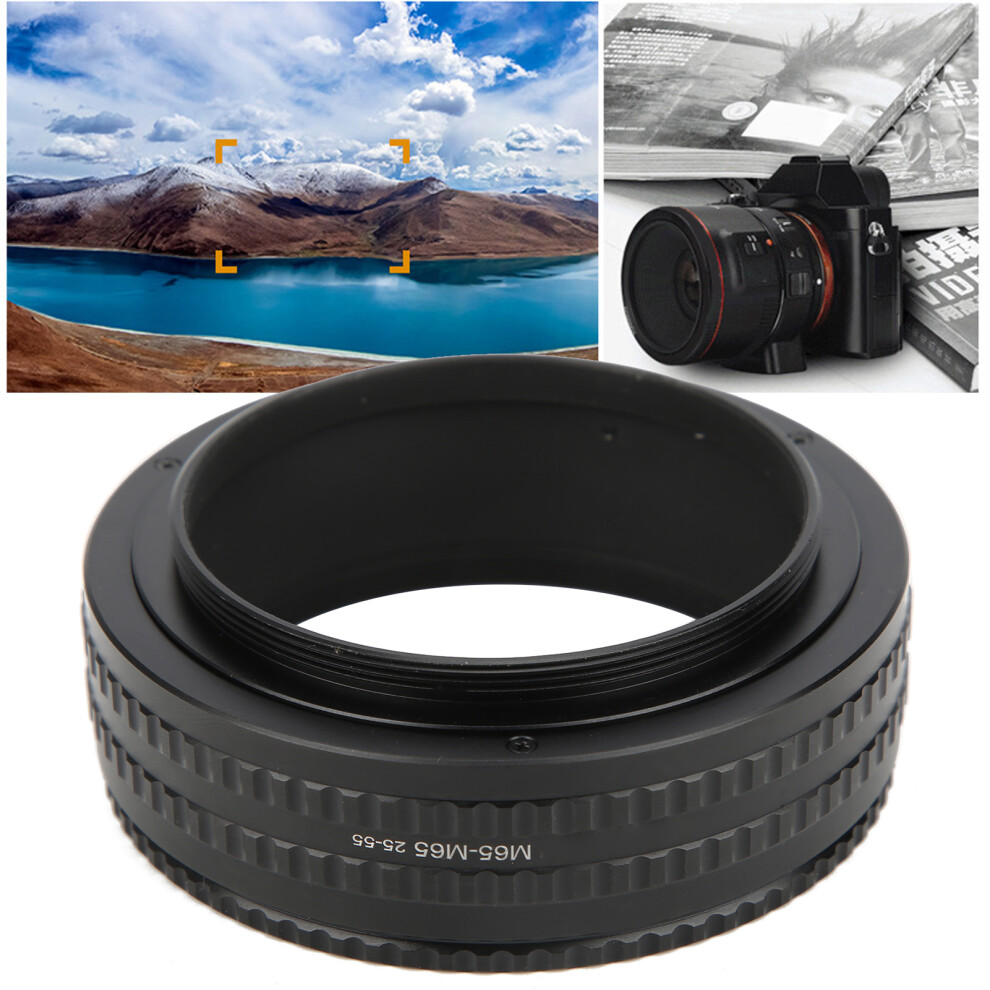 Durable Aluminum M65-M65 Helicoid Adapter 25-55Mm For Macro Shooting 8411363377098