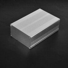 PCB-Gehäuse 6063-T5 Sand-Silber 55x106x160mm