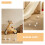 4St Lättmonterade Beige Plastskruvskydd För Lekplatsutrustning 9