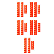 5 Set Med Papperskinesisk Nyårs-kalligrafipapper Tomt Coupletpapper