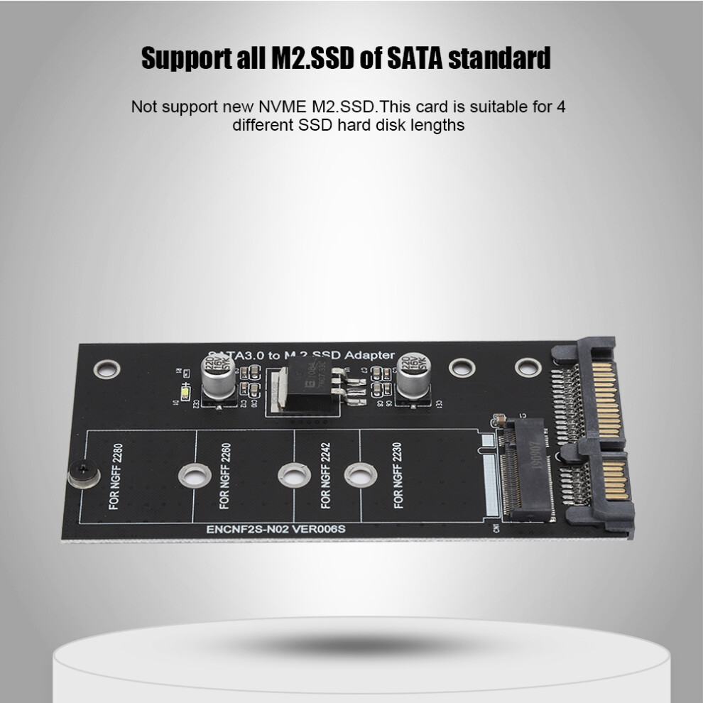 M.2 Ngff Ssd To Sata 22Pin Adapter Riser Card For Enhanced Storage Performance 7601363373935