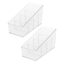 2 stuks 4-vakjes theezakjeshouder voor thee en , herbruikbaar