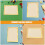 6Pcs Blank Papper Guldfolie Kant För Utskrift 7