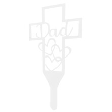 Lawn Dad Design Gravminnesstake Trädgårdskonst
