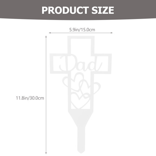 Lawn Dad Design Gravminnesstake Trädgårdskonst 2