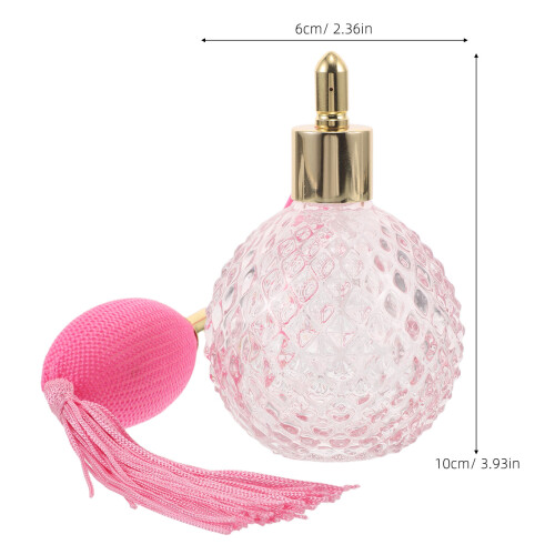 Refillable Parfymflaska: 100 Ml Glasatomisator Med Dimspruta 2