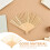 3Pcs Fällbar Väv: Handfläkt Diy Kit Beige 8