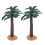 2St PVC Mini Palmträd Modell Realistisk Inomhus 9