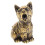 Brasskatt Figur Mini Djurfigur Retro Samlarobjekt Hemdekoration 9