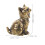 Brasskatt Figur Mini Djurfigur Retro Samlarobjekt Hemdekoration 2