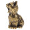 Brasskatt Figur Mini Djurfigur Retro Samlarobjekt Hemdekoration 11