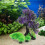 1Sats Underwater Växt ABS Resin Fiskakvarium 11