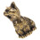 Brasskatt Figur Mini Retro Statue Samlarföremål Hemdekoration 1