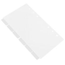 6 Pcs Transparent Akryl A6 6 Ringar För Planering