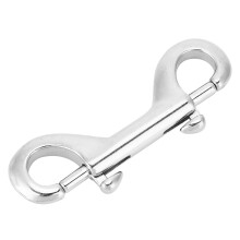 Wasserdichter Schnapphaken aus Edelstahl, 65 mm, Doppelendclip für Tauchausrüstung