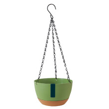 Dräneringshål i hängande krukor, självbevattnande hängande blomkrukor med avtagbara brickor och porös botten för förbättrad rotluftning,