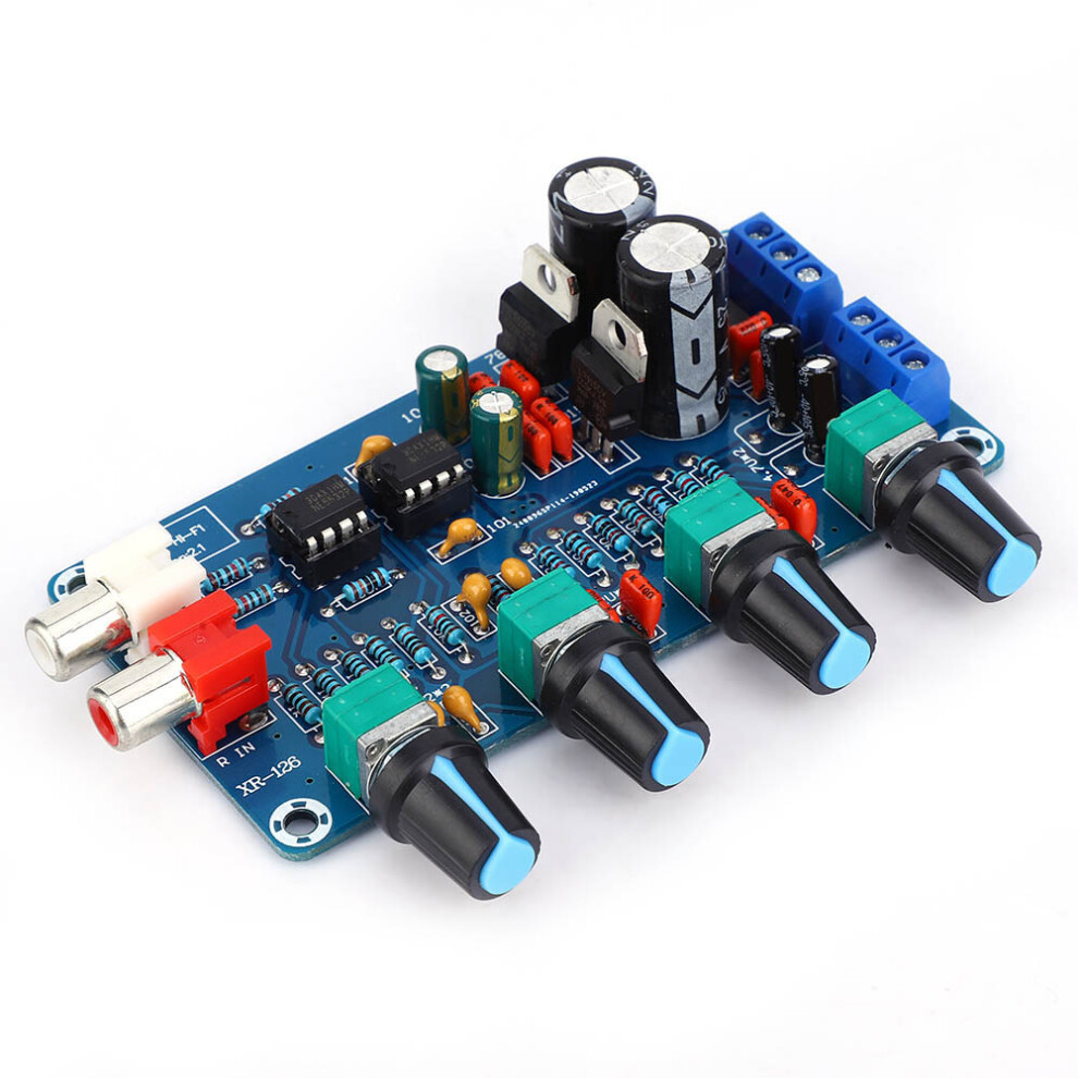 Ne5532 Stereo Preamplifier Tone Board Dual Channel 12V-18V Adjustable 9371363379166