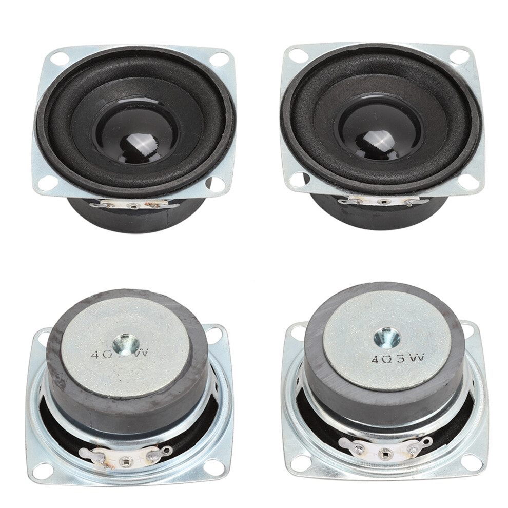 2Pcs 4Î© 3W 2Inch Speakers With Powerful Bass For Bluetooth Devices 9491363378539