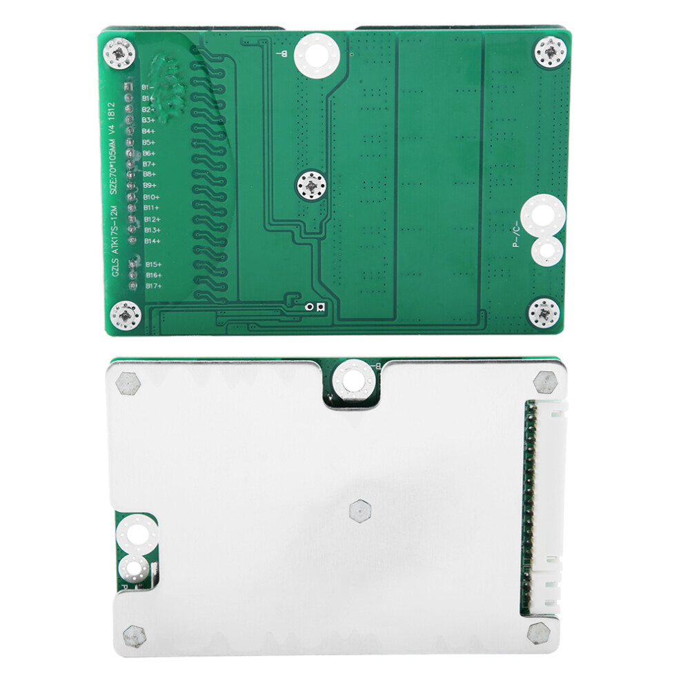 17 Strings 60V 50A Lithium Battery Protection Board, Compact 70X105mm 4171363379716