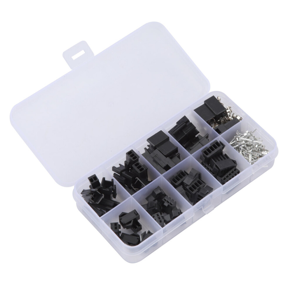 200Pcs Sm Plug Connector Kit 2/3/4/5Pin Male Female Wire Jumper Pins Housing 4921363381062