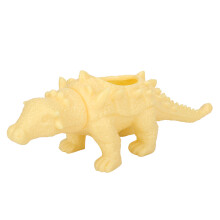 Odolný kvetináč v tvare dinosaura na sukulenty a bonsaje s drenážnymi otvormi, ekologicky bezpečný, PVC, roztomilý Ankylosaurus, pl...