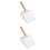 2St Pet Kattsandskopa Silver Med Filter Och Grepp 6