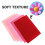 30 Pcs Tygbitar 11,71x7,78 Rosa För 9