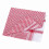 Rotes kariertes Polyester-Kopftuch 140x140 cm 7